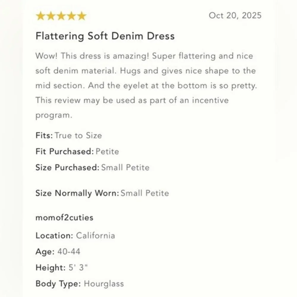 NWT Size M- The Tommie Denim Eyelet Trim Dress 100% Cotton (NWT US$ 228) - Picture 8 of 16